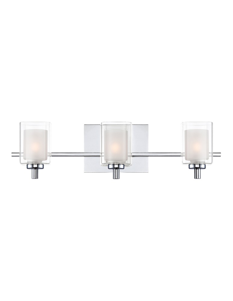 Elstead Lighting Kinkiet Kolt - 3 źródła światła IP44 QZ-KOLT3-PC-BATH Elstead Lighting Kinkiet Kolt - 3 źródła światła IP44 QZ-KOLT3-PC-BATH