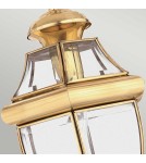 Elstead Lighting Średnia latarnia wisząca Newbury - 1 źródło światła - Lakierowany polerowany mosiądz IP23 QZ-NEWBURY8-M Elstead Lighting Średnia latarnia wisząca Newbury - 1 źródło światła - Lakierowany polerowany mosiądz IP23 QZ-NEWBURY8-M