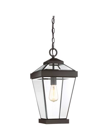 Elstead Lighting Duża latarnia wisząca Ravine - 1 źródło światła IP23 QZ-RAVINE8-L