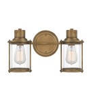 Kinkiety łazienkowe - Elstead Lighting Kinkiet Riggs - 2 źródła światła IP44 QZ-RIGGS2-BATH-WS - product 1