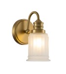 Kinkiety łazienkowe - Elstead Lighting Kinkiet Swell - 1 źródło światła - Szczotkowany mosiądz IP44 QZ-SWELL1-BB-BATH - product 1