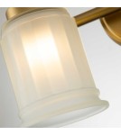 Kinkiety łazienkowe - Elstead Lighting Kinkiet Swell - 2 źródła światła - Szczotkowany mosiądz IP44 QZ-SWELL2-BB-BATH - product 5