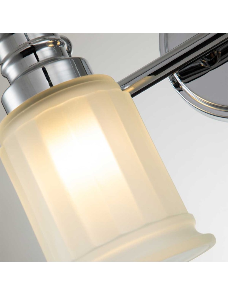 Elstead Lighting Kinkiet Swell - 2 źródła światła - Polerowany chrom IP44 QZ-SWELL2-PC-BATH Elstead Lighting Kinkiet Swell - 2 źródła światła - Polerowany chrom IP44 QZ-SWELL2-PC-BATH