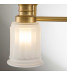 Kinkiety łazienkowe - Elstead Lighting Kinkiet Swell - 3 źródła światła - Szczotkowany mosiądz IP44 QZ-SWELL3-BB-BATH - product 4