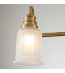 Elstead Lighting Kinkiet Swell - 4 źródła światła - Szczotkowany mosiądz IP44 QZ-SWELL4-BB-BATH Elstead Lighting Kinkiet Swell - 4 źródła światła - Szczotkowany mosiądz IP44 QZ-SWELL4-BB-BATH