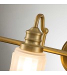 Elstead Lighting Kinkiet Swell - 4 źródła światła - Szczotkowany mosiądz IP44 QZ-SWELL4-BB-BATH Elstead Lighting Kinkiet Swell - 4 źródła światła - Szczotkowany mosiądz IP44 QZ-SWELL4-BB-BATH