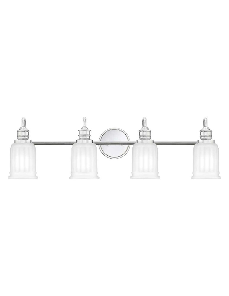 Elstead Lighting Kinkiet Swell - 4 źródła światła - Polerowany chrom IP44 QZ-SWELL4-PC-BATH