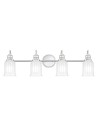 Elstead Lighting Kinkiet Swell - 4 źródła światła - Polerowany chrom IP44 QZ-SWELL4-PC-BATH