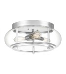 Lampy sufitowe łazienkowe - Elstead Lighting Plafon Trilogy - 3 źródła światła - Polerowany chrom IP44 QZ-TRILOGY-F-M-BATH - product 1