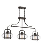 Elstead Lighting Lampa wisząca Trilogy - 3 źródła światła - Stary brąz QZ-TRILOGY-ISLE-OZ Elstead Lighting Lampa wisząca Trilogy - 3 źródła światła - Stary brąz QZ-TRILOGY-ISLE-OZ