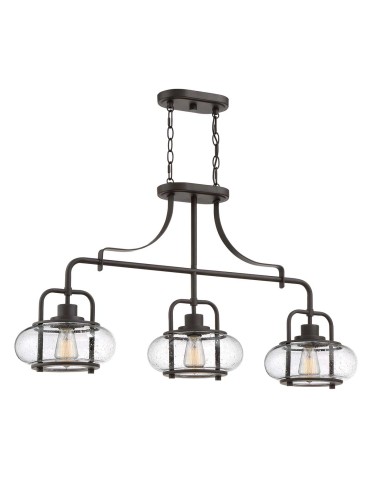 Elstead Lighting Lampa wisząca Trilogy - 3 źródła światła - Stary brąz QZ-TRILOGY-ISLE-OZ