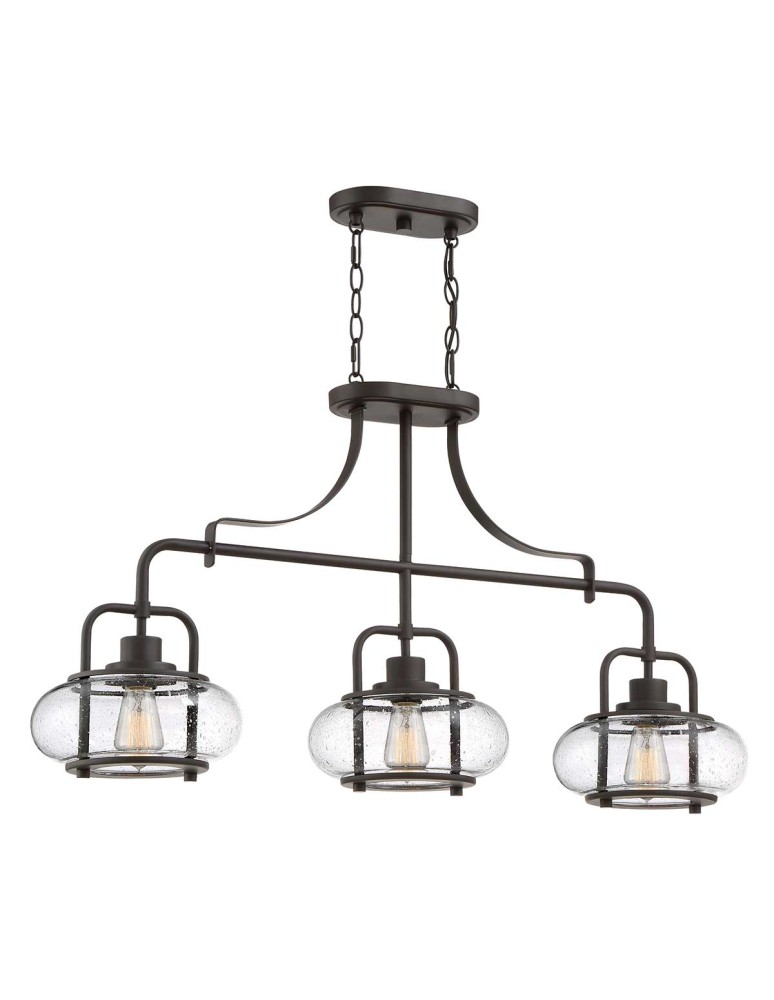 Elstead Lighting Lampa wisząca Trilogy - 3 źródła światła - Stary brąz QZ-TRILOGY-ISLE-OZ Elstead Lighting Lampa wisząca Trilogy - 3 źródła światła - Stary brąz QZ-TRILOGY-ISLE-OZ