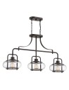Elstead Lighting Lampa wisząca Trilogy - 3 źródła światła - Stary brąz QZ-TRILOGY-ISLE-OZ Elstead Lighting Lampa wisząca Trilogy - 3 źródła światła - Stary brąz QZ-TRILOGY-ISLE-OZ