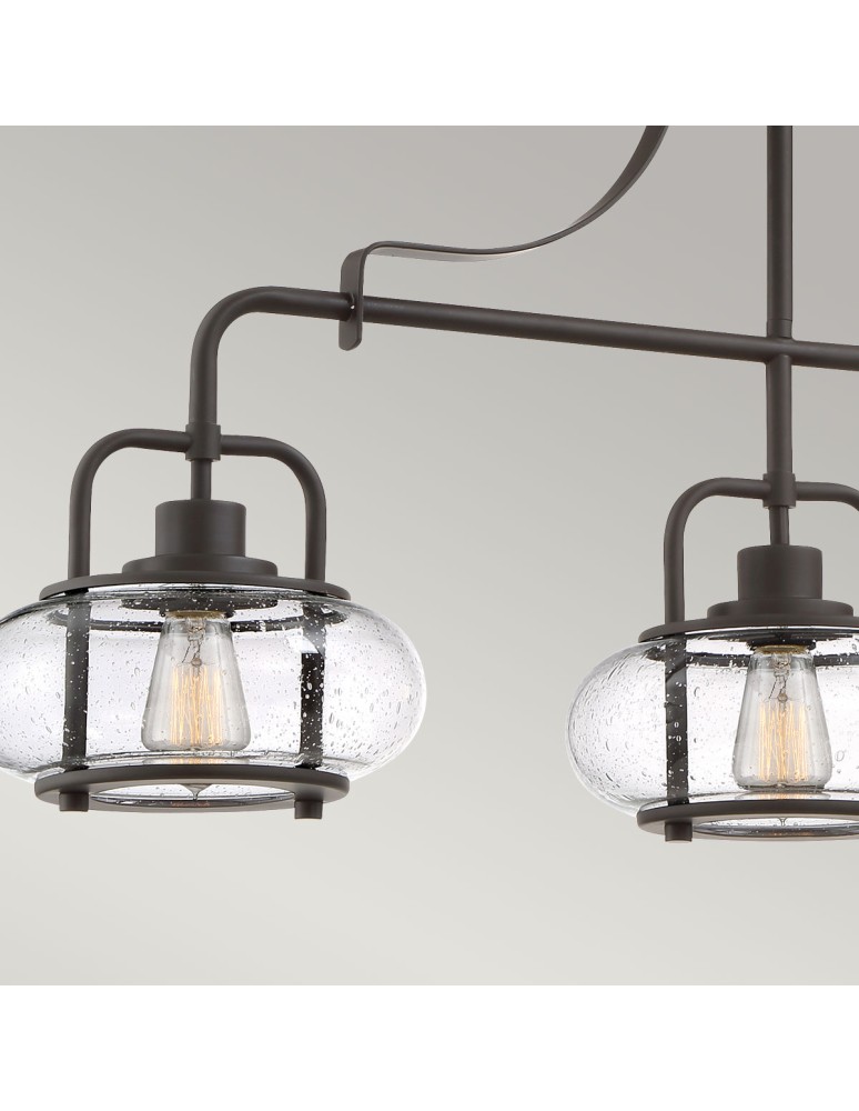Elstead Lighting Lampa wisząca Trilogy - 3 źródła światła - Stary brąz QZ-TRILOGY-ISLE-OZ Elstead Lighting Lampa wisząca Trilogy - 3 źródła światła - Stary brąz QZ-TRILOGY-ISLE-OZ