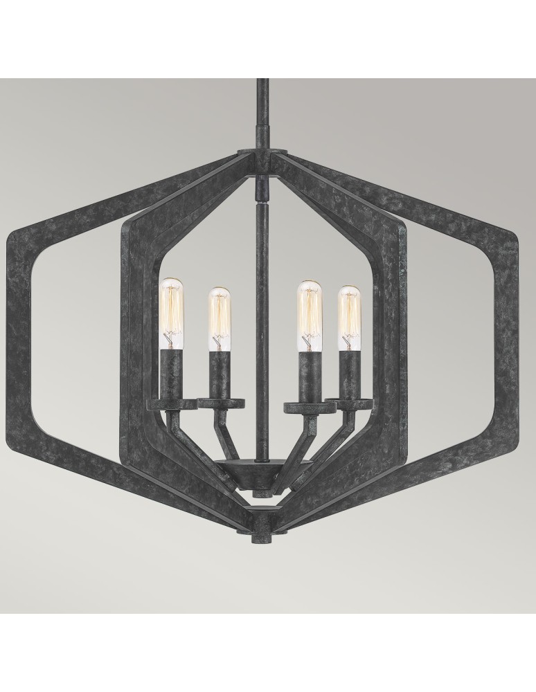 Elstead Lighting Lampa wisząca Vanguard - 4 źródła światła QZ-VANGUARD-4P-OK Elstead Lighting Lampa wisząca Vanguard - 4 źródła światła QZ-VANGUARD-4P-OK