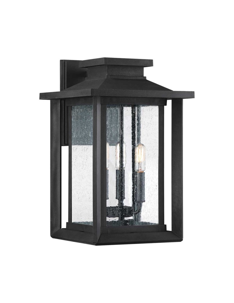 Elstead Lighting Duża latarnia naścienna Wakefield - 3 źródła światła IP44 QZ-WAKEFIELD-L-TBK