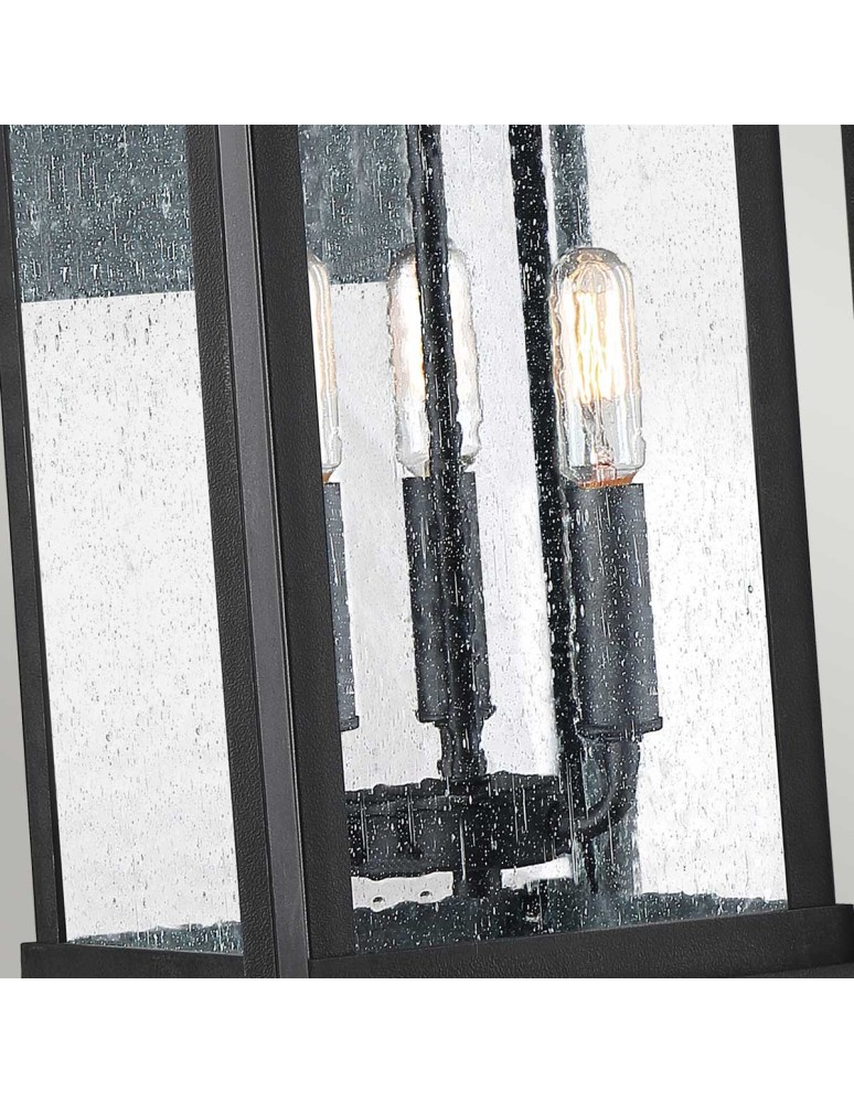 Elstead Lighting Duża latarnia naścienna Wakefield - 3 źródła światła IP44 QZ-WAKEFIELD-L-TBK