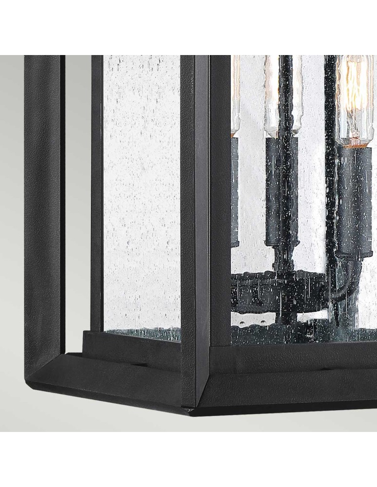 Elstead Lighting Duża latarnia naścienna Wakefield - 3 źródła światła IP44 QZ-WAKEFIELD-L-TBK