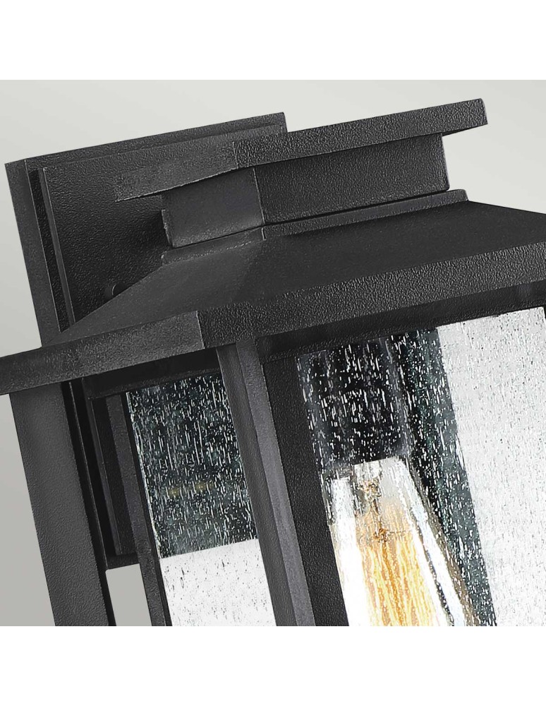Kinkiety zewnętrzne - Elstead Lighting Średnia latarnia naścienna Wakefield - 1 źródło światła IP44 QZ-WAKEFIELD-M-TBK - product kolory-swiatla.pl 2