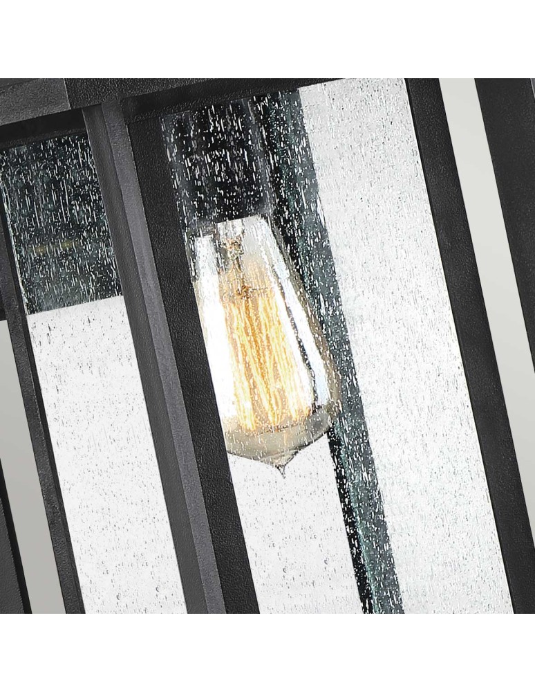 Kinkiety zewnętrzne - Elstead Lighting Średnia latarnia naścienna Wakefield - 1 źródło światła IP44 QZ-WAKEFIELD-M-TBK - product kolory-swiatla.pl 3