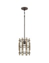 Elstead Lighting Mała lampa wisząca Wood Hollow - 1 źródło światła QZ-WOOD-HOLLOW-MP Elstead Lighting Mała lampa wisząca Wood Hollow - 1 źródło światła QZ-WOOD-HOLLOW-MP