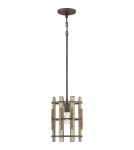 Elstead Lighting Mała lampa wisząca Wood Hollow - 1 źródło światła QZ-WOOD-HOLLOW-MP Elstead Lighting Mała lampa wisząca Wood Hollow - 1 źródło światła QZ-WOOD-HOLLOW-MP