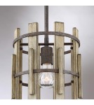 Elstead Lighting Mała lampa wisząca Wood Hollow - 1 źródło światła QZ-WOOD-HOLLOW-MP Elstead Lighting Mała lampa wisząca Wood Hollow - 1 źródło światła QZ-WOOD-HOLLOW-MP