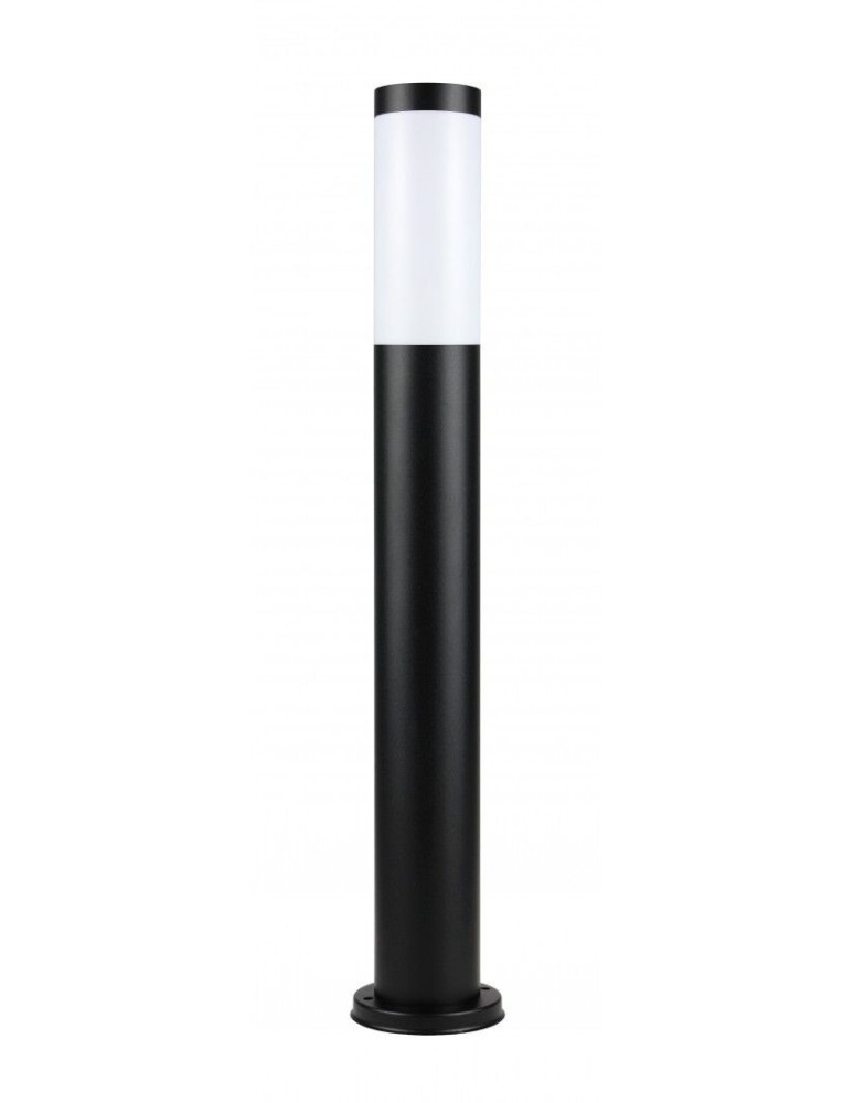 Lampy ogrodowe stojące - SU-MA Inox Czarny ST 022-650 BL Stojąca - produkt kolory-swiatla.pl 1