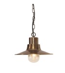 Lampy zewnętrzne wiszące - Elstead Lighting Latarnia wisząca Sheldon - 1 źródło światła - Postarzany mosiądz IP44 SHELDON-CH-BR - product 1