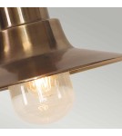 Lampy zewnętrzne wiszące - Elstead Lighting Latarnia wisząca Sheldon - 1 źródło światła - Postarzany mosiądz IP44 SHELDON-CH-BR - product 4