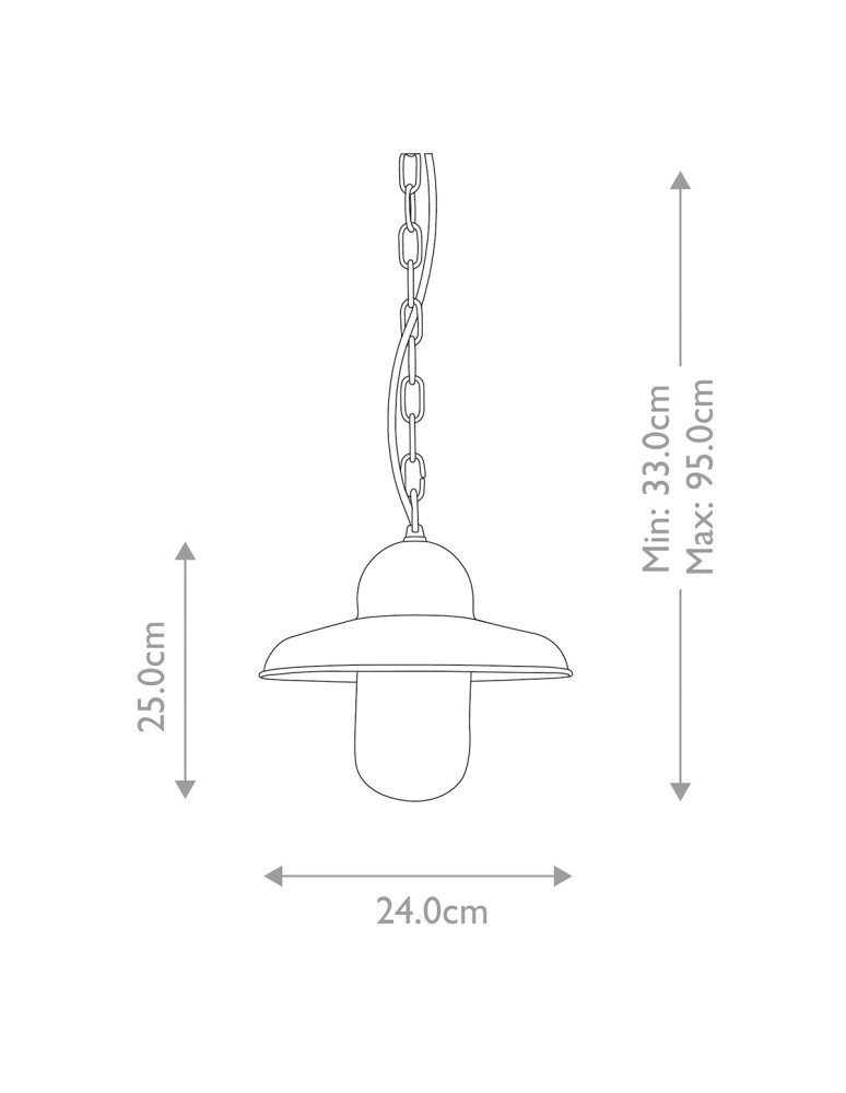 Elstead Lighting Latarnia wisząca Somerton - 1 źródło światła - Antyczny nikiel IP44 SOMERTON-CH-AN Elstead Lighting Latarnia wisząca Somerton - 1 źródło światła - Antyczny nikiel IP44 SOMERTON-CH-AN
