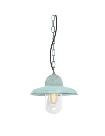 Elstead Lighting Latarnia wisząca Somerton - 1 źródło światła - Grynszpan IP44 SOMERTON-CH-V