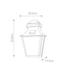 Elstead Lighting Latarnia naścienna St Pauls - 1 źródło światła IP44 ST-PAULS-BRASS Elstead Lighting Latarnia naścienna St Pauls - 1 źródło światła IP44 ST-PAULS-BRASS