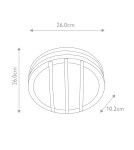 Lampy do oświetlania ścieżek - Elstead Lighting Latarnia naścienna / Latarnia wisząca Sven - 1 źródło światła IP54 SVEN-1R - product 5
