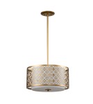 Lampy wiszące - Elstead Lighting Średnia lampa wisząca Ziggy - 2 źródła światła - Lakierowane złoto ZIGGY-2P-M-LG - product 2