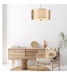 Lampy wiszące - Elstead Lighting Średnia lampa wisząca Ziggy - 2 źródła światła - Lakierowane srebro ZIGGY-2P-M-LS - product 2