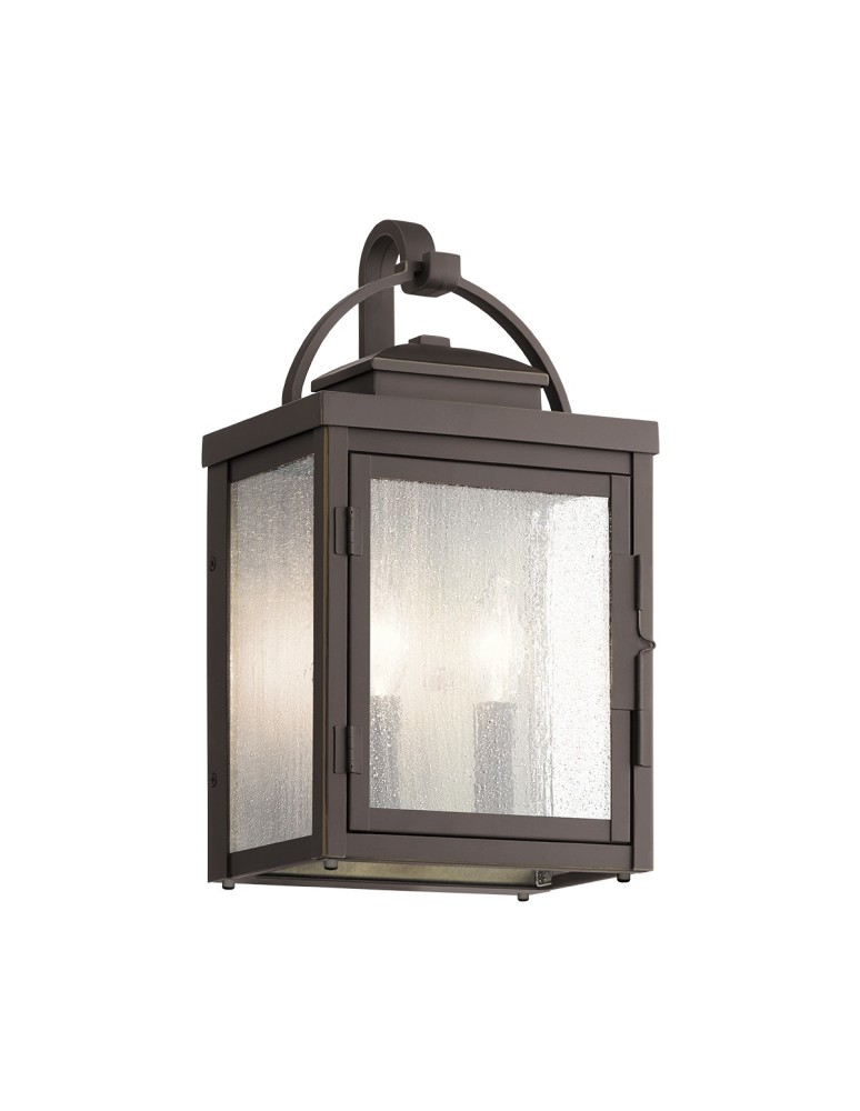 Elstead Lighting Średnia latarnia naścienna Carlson - 2 źródła świata IP44 KL-CARLSON-M-RZ Elstead Lighting Średnia latarnia naścienna Carlson - 2 źródła świata IP44 KL-CARLSON-M-RZ