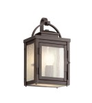 Elstead Lighting Mała latarnia naścienna Carlson - 1 źródło światła IP44 KL-CARLSON-S-RZ Elstead Lighting Mała latarnia naścienna Carlson - 1 źródło światła IP44 KL-CARLSON-S-RZ