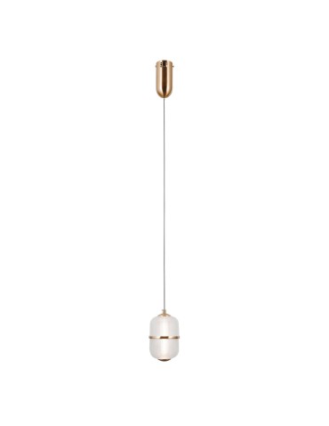 ITALUX Alani Wisząca 1xLED 6W 3000K Złoty PND-34375-1-HBR