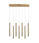 Lampy wiszące rurki - ITALUX Valdes Wisząca 7xLED 35W od 3000K do 6000K Złoty PND-22302-7-GD - product 1