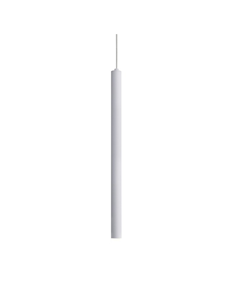 Lampy wiszące rurki - ITALUX Valdes Wisząca 1xLED 5W od 3000K do 6000K Biały PND-22302-1-WH - product kolory-swiatla.pl 2