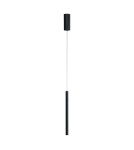 Lampy wiszące rurki - ITALUX Valdes Wisząca 1xLED 5W od 3000K do 6000K Czarny PND-22302-1-BK - product 1