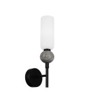 Kinkiety designerskie - ITALUX Santos Ścienna G9 40W Czarny mat WL-95331-1-BK - product 1