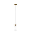 ITALUX Santos Wisząca G9 40W Mosiężny PND-95331-1-BRSS ITALUX Santos Wisząca G9 40W Mosiężny PND-95331-1-BRSS
