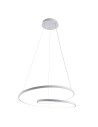 ITALUX Reina Wisząca 1xLED 40W od 3000K do 6000K Biały PND-21692-M-WH