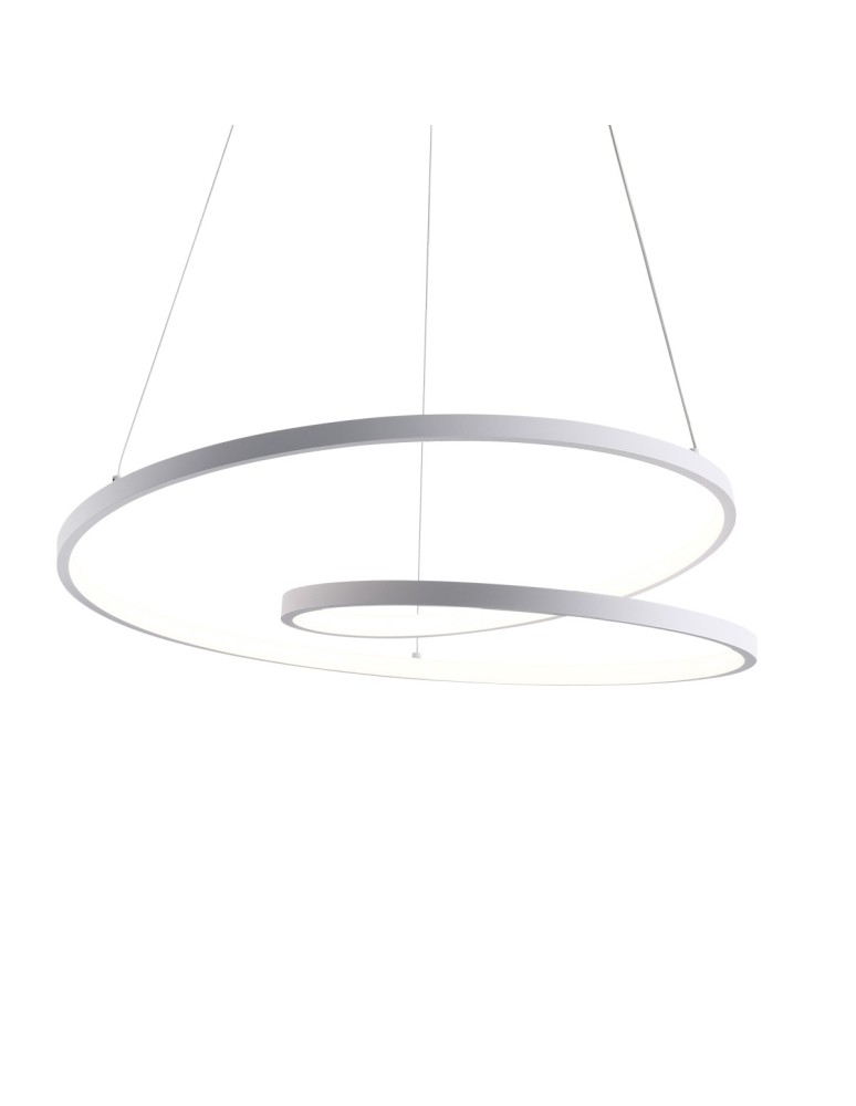 Lampy wiszące LED - ITALUX Reina Wisząca 1xLED 40W od 3000K do 6000K Biały PND-21692-M-WH - product kolory-swiatla.pl 2