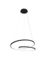 ITALUX Reina Wisząca 1xLED 40W od 3000K do 6000K Czarny PND-21692-M-BK