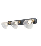 Lampy sufitowe reflektory - ITALUX Orella Sufitowa/Ścienna 3xLED 12W 3000K Czarny mat, złoty WL-34393-3-BK-HBR - product 1