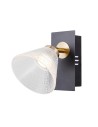 ITALUX Orella Sufitowa/Ścienna 1xLED 4W 3000K Czarny mat, złoty WL-34393-1-BK-HBR