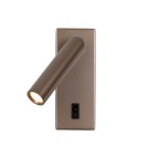 Kinkiety do czytania - ITALUX Nova Wisząca 1xLED 2.5W 3000K Kawowy WL-46376-1-CF - product 1
